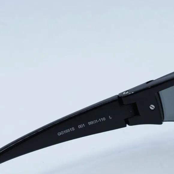 NEW GUCCI GG1651S 001 BLACK GREY SUNGLASSES